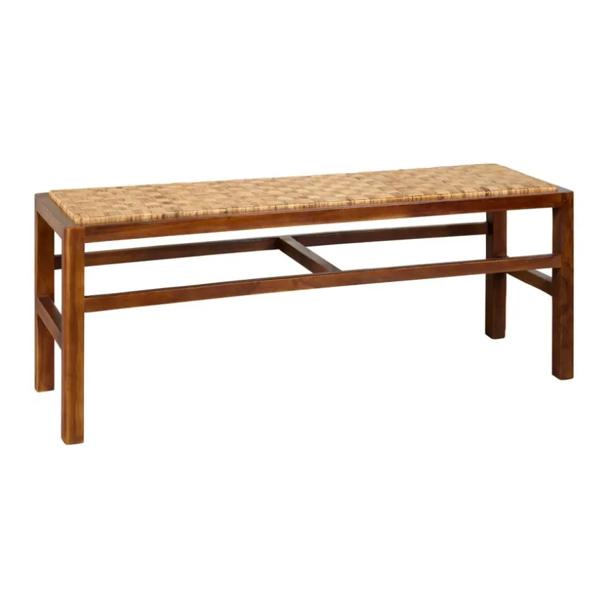 Bank Dazzo Bruin - 120x33 cm