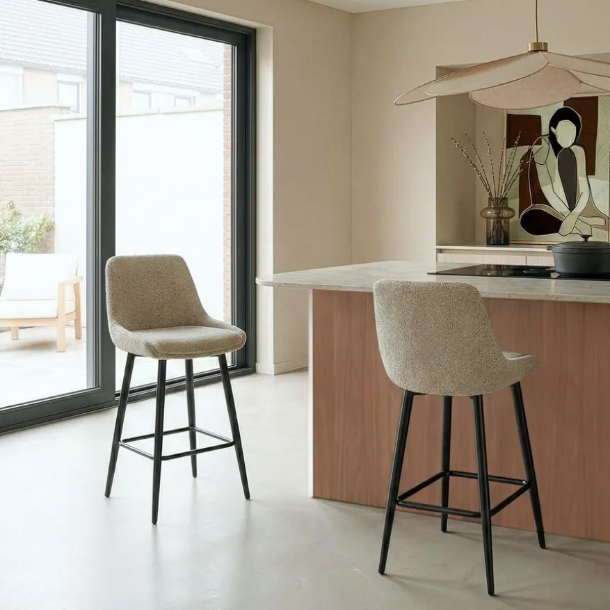 Barkruk Hasselt Beige