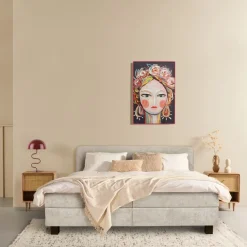 Bed Bilbao Beige - 160x200 cm
