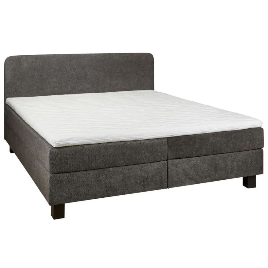 Bed Bilbao Donkergrijs - 180x200 cm