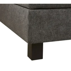 Bed Bilbao Donkergrijs - 180x200 cm