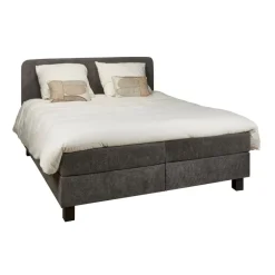 Bed Bilbao Donkergrijs - 160x200 cm