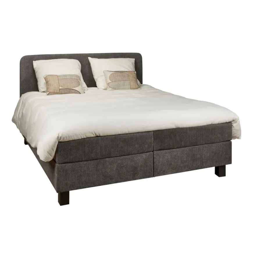 Bed Bilbao Donkergrijs - 160x200 cm