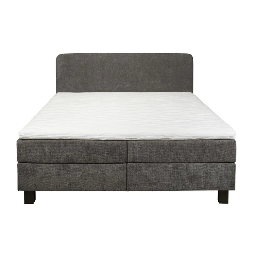 Bed Bilbao Donkergrijs - 160x200 cm