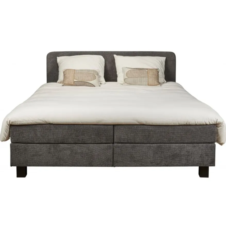 Bed Bilbao Donkergrijs - 160x200 cm