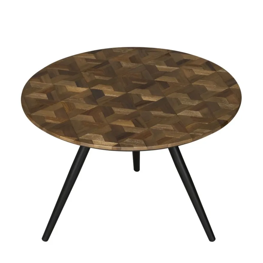 Bijzettafel Alvor Bruin - set 2 stuks
