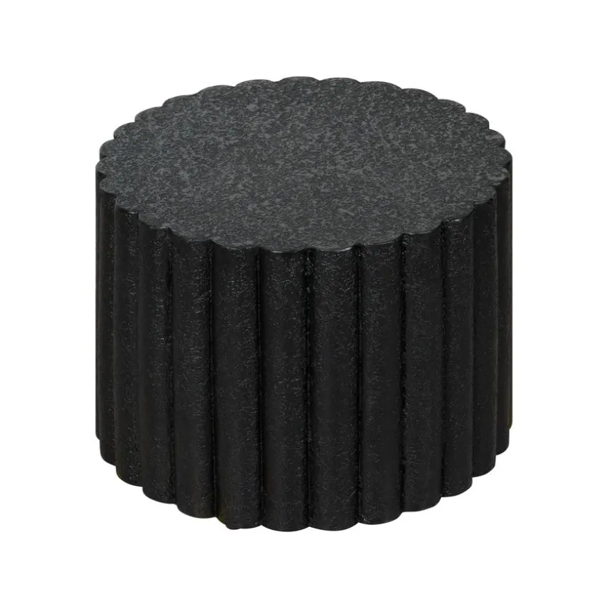 Bijzettafel Aube Zwart - Ø 48 cm