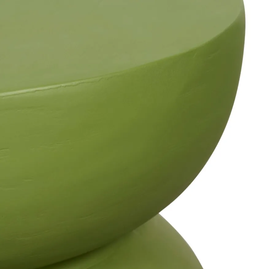 Bijzettafel Bregenz Groen - Ø 35 cm