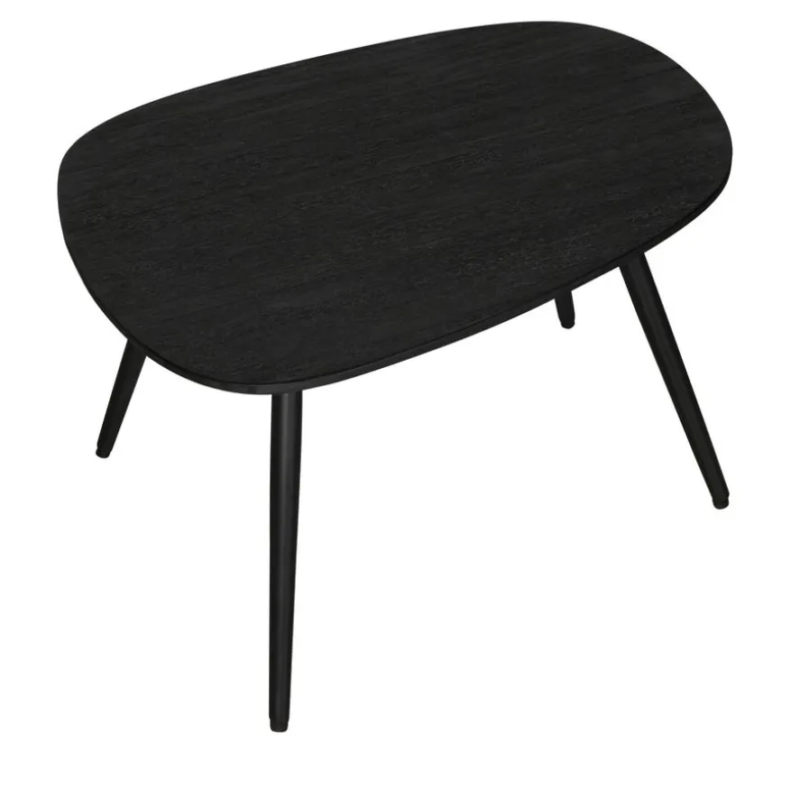 Bijzettafel Comporta Zwart - set 2 stuks