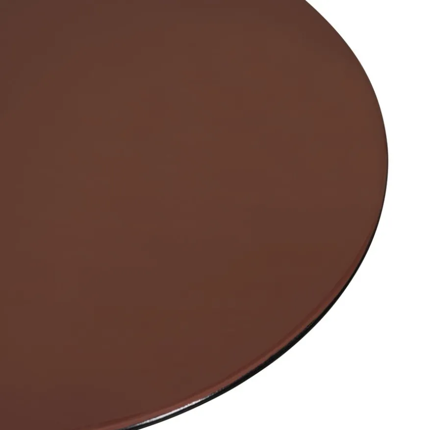 Bijzettafel Coup Bruin - Ø 30 cm