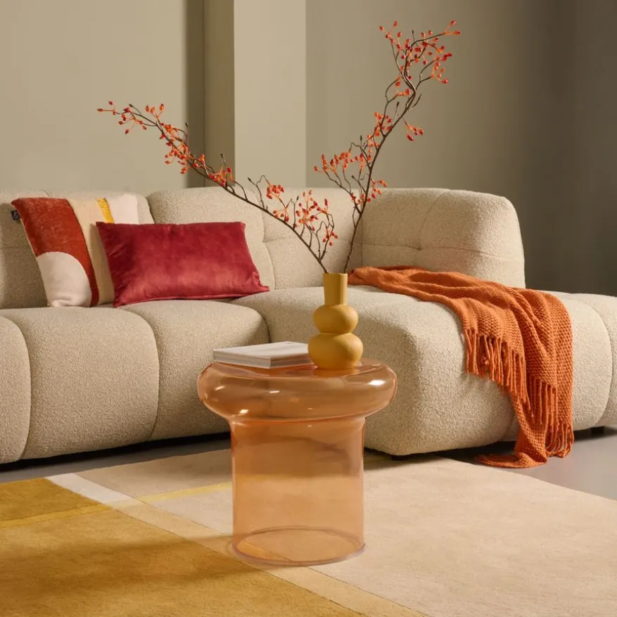 Bijzettafel Hannover Oranje - Ø 43 cm