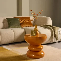 Bijzettafel Kassel Oranje - Ø 44 cm