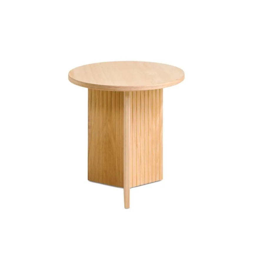 Bijzettafel Lune Naturel - Ø 43 cm