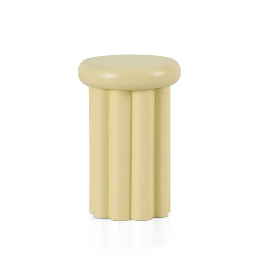 Bijzettafel Mora Geel - Ø 28 cm