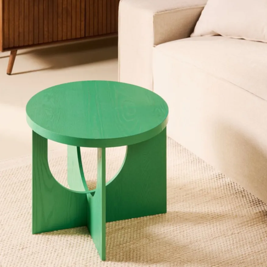 Bijzettafel Nola Groen - Ø 50 cm