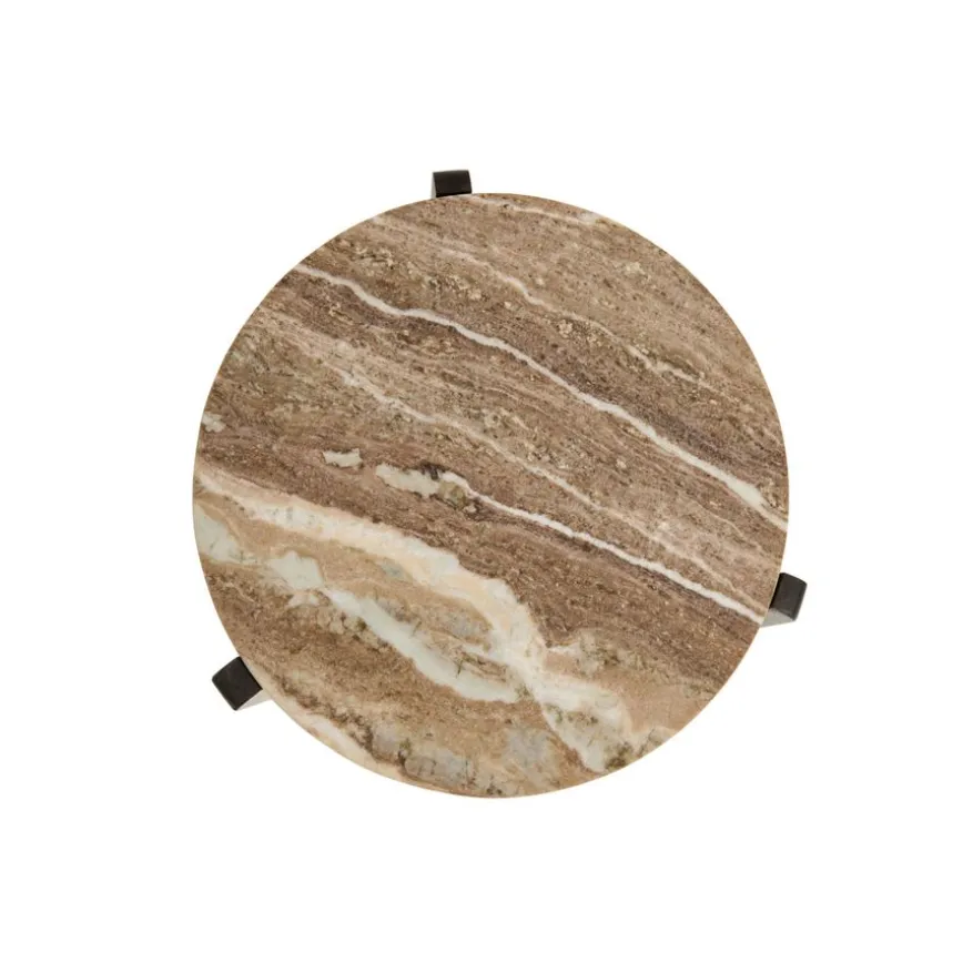 Bijzettafel Olif Bruin - Ø 44 cm