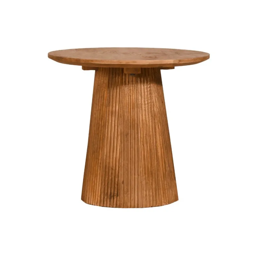 Bijzettafel Viktor Lichtbruin - Ø 50 cm