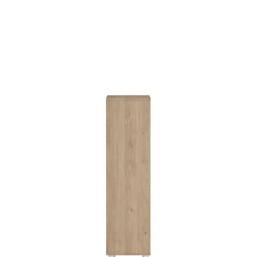 Boekenkast Bram Eiken / Wit - 80x124x35 cm