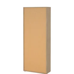 Boekenkast Bram Eiken / Wit - 80x205x35 cm