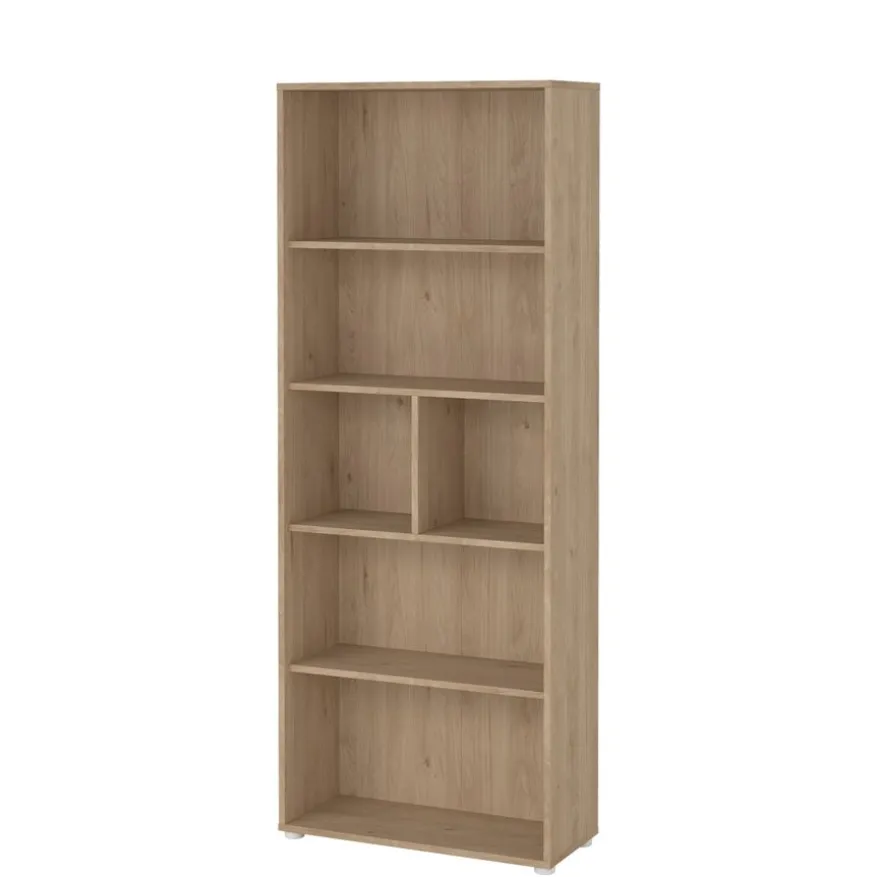 Boekenkast Bram Eiken - 80x205x35 cm