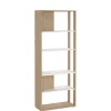 Boekenkast Bram Eiken - 80x205x35 cm