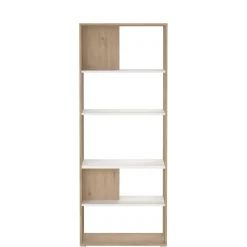 Boekenkast Bram Eiken - 80x205x35 cm