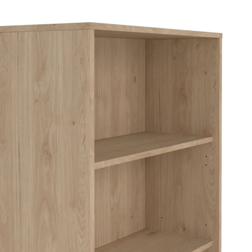 Boekenkast Bram Eiken - 80x124x35 cm