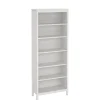 Boekenkast Dallas Wit - 78x199x33 cm
