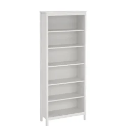 Boekenkast Dallas Wit - 78x199x33 cm