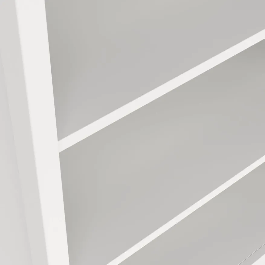 Boekenkast Dallas Wit - 78x199x33 cm