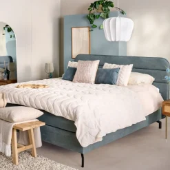 Boxspring Barcelona Blauw - 180x200 cm