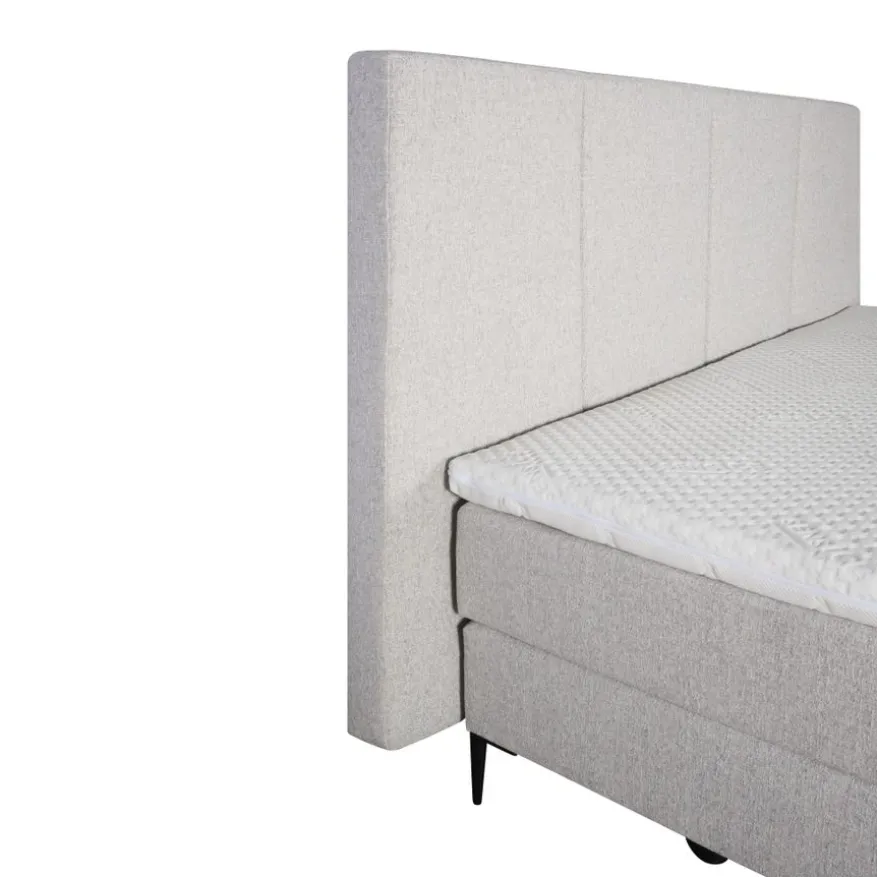Boxspring Madrid Lichtgrijs - 180x200 cm