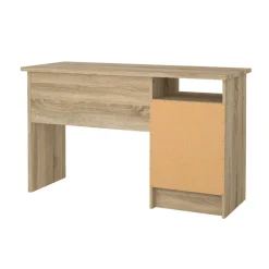 Bureau Boston Eiken / Wit - 121x73x49 cm
