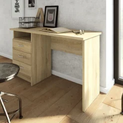 Bureau Boston Eiken - 121x73x49 cm