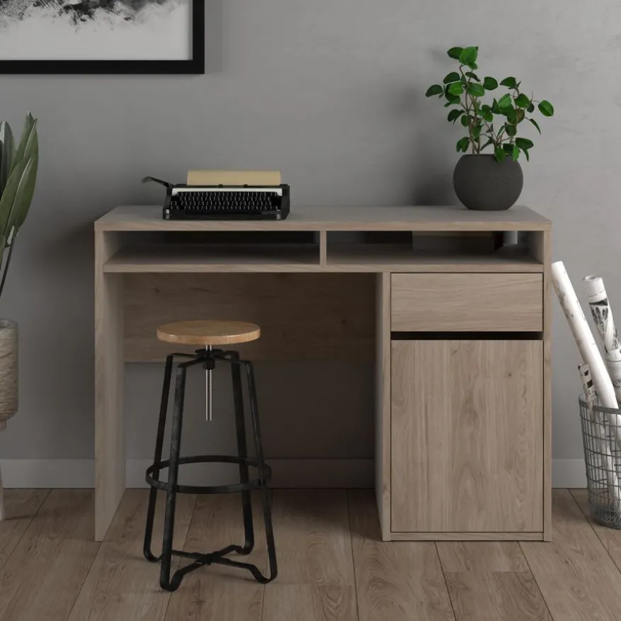 Bureau Boston Eiken - 111x78x49 cm