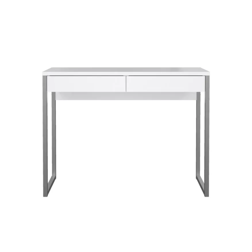 Bureau Boston Hoogglans Wit - 102x77x40 cm