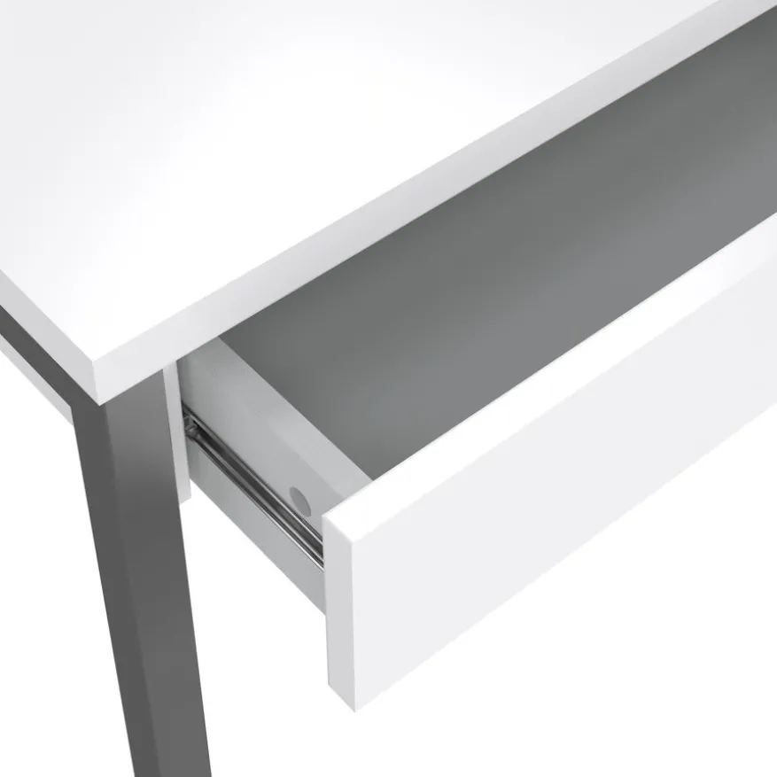 Bureau Boston Hoogglans Wit - 102x77x40 cm