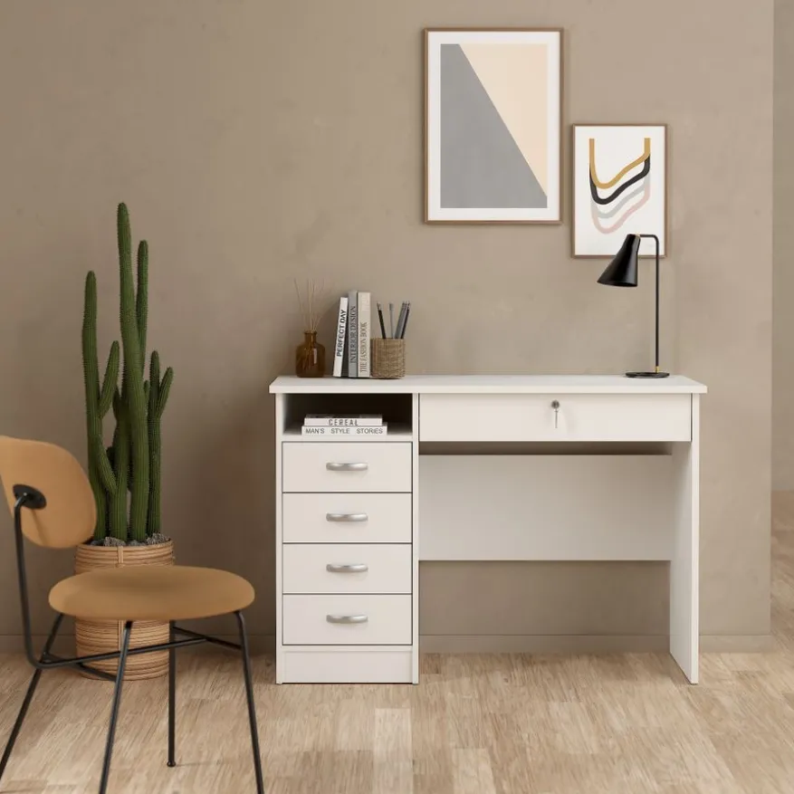 Bureau Boston Wit - 110x76x49 cm