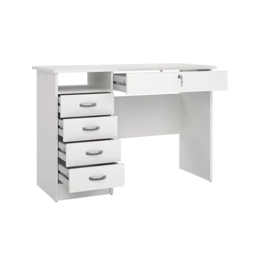 Bureau Boston Wit - 110x76x49 cm