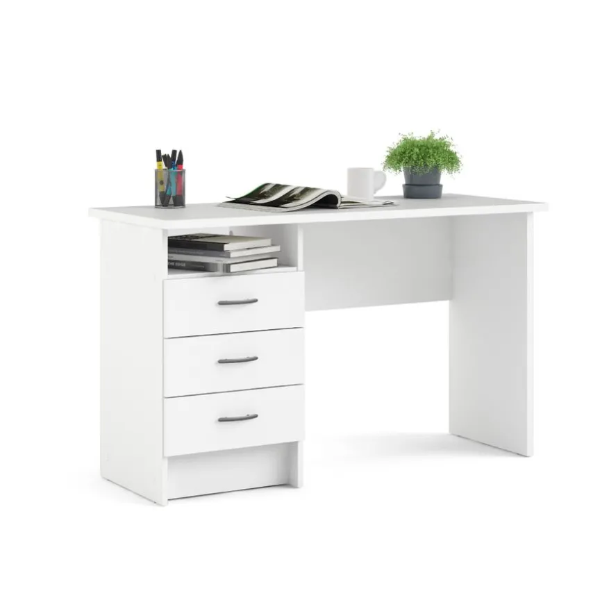 Bureau Boston Wit - 121x73x49 cm