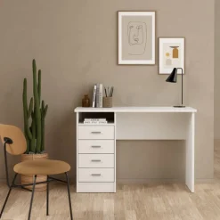 Bureau Boston Wit - 110x76x49 cm