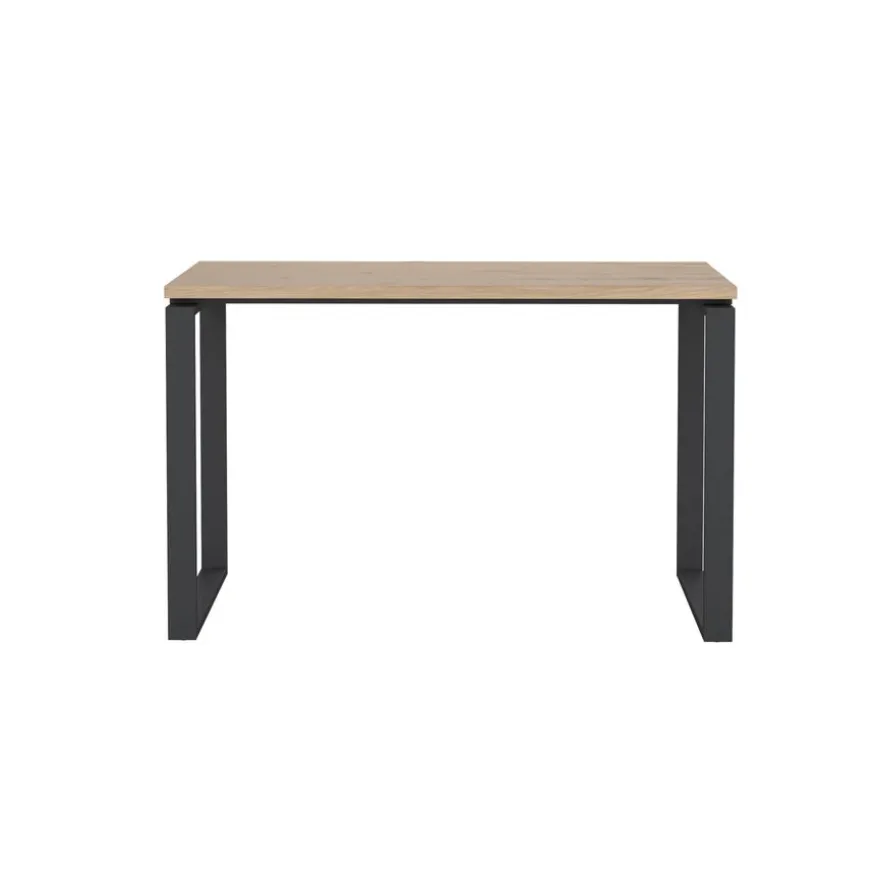Bureau Bram Eiken / Donkergrijs - 120x76x60 cm