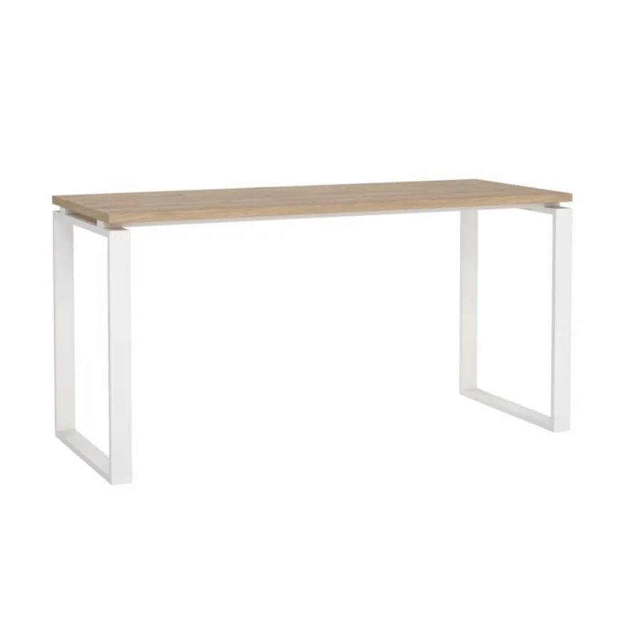 Bureau Bram Eiken / Wit - 150x76x60 cm