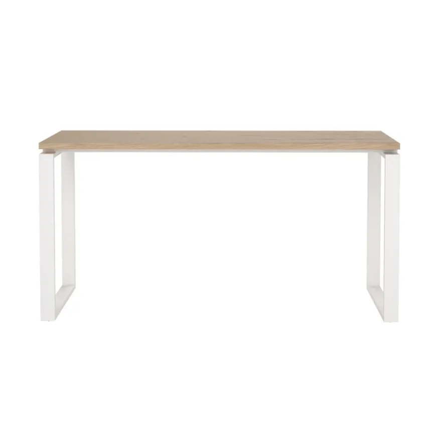 Bureau Bram Eiken / Wit - 150x76x60 cm