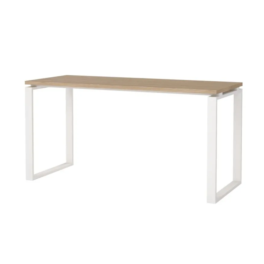Bureau Bram Eiken / Wit - 150x76x60 cm