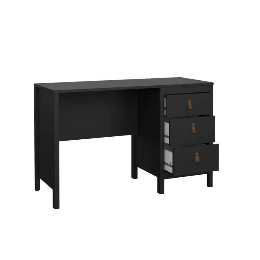 Bureau Dallas Zwart - 121x77x48 cm