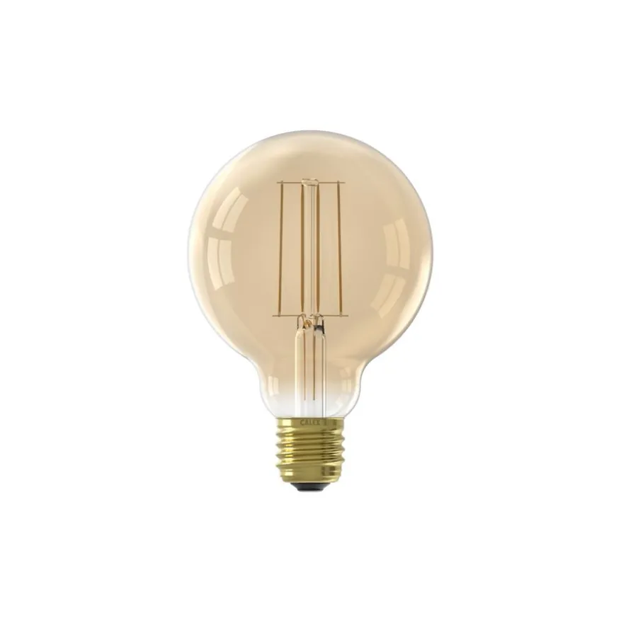 Calex Lichtbron E27 Globelamp Goud
