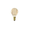 Calex Lichtbron E14 Kogellamp Goud