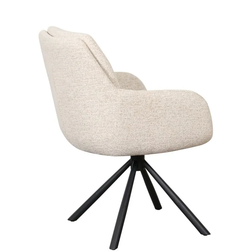 Draaibare Eetkamerstoel Genk Beige
