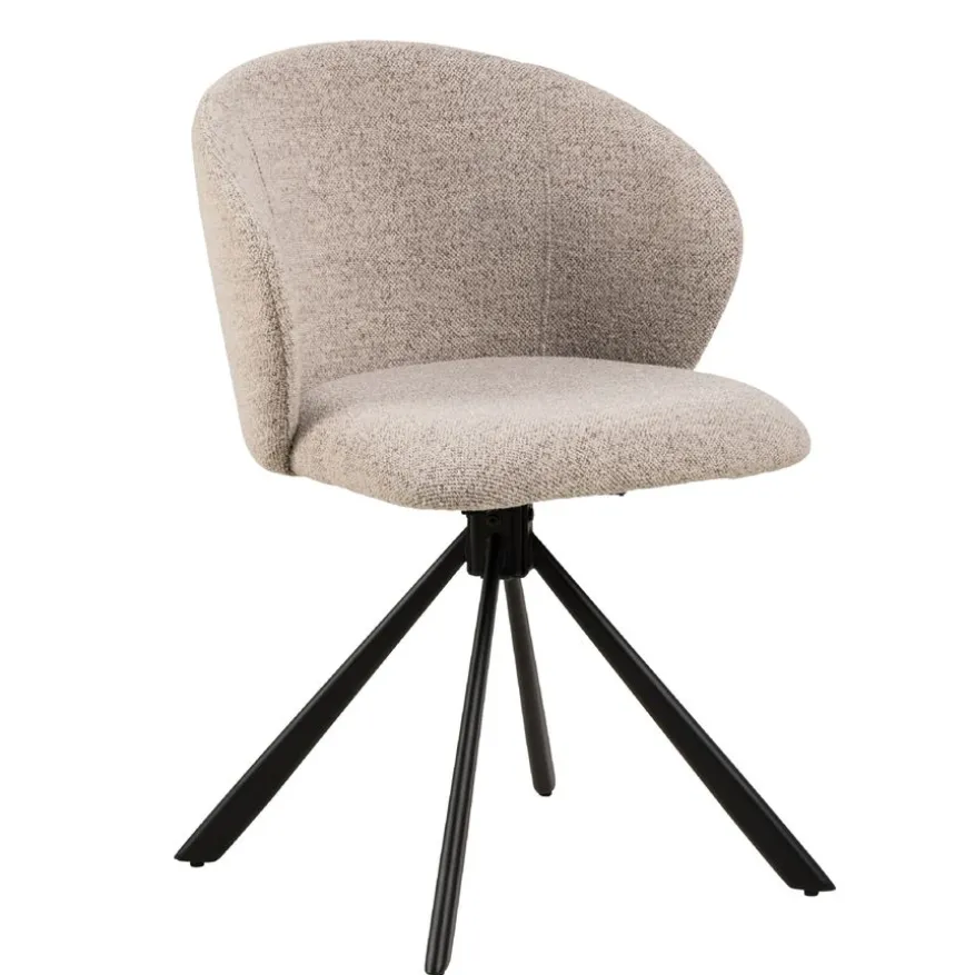 Draaibare Eetkamerstoel Jaki Beige